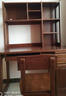 光明家具 電腦桌實木青少年書桌榆木家具6191 套裝一:青少年書桌+書椅組合 曬單實拍圖