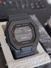 CASIO卡西歐40周年限定 GSHOCK計步潮汐藍牙小方塊學(xué)生手表男 GBX-100 GBX-100NS-1黑殼黑鋼圈 曬單實拍圖