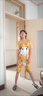 龍圖皇帝衣服睡衣套裝大碼短褲t恤情侶搞怪搞笑cos服大膽龍圖皇上 大膽龍袍表情包印花兩件套 男女 L 【 建議105-120斤】 曬單實拍圖