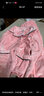 瓊瑛 睡衣女秋冬加厚法蘭絨兩件套情侶睡衣男家居服套裝 QY520A-女款粉色 XL 曬單實拍圖