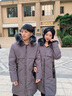 杰遜斯情侶羽絨服男女情侶裝時(shí)尚大毛領(lǐng)冬季加厚中長(zhǎng)款外套男冬裝衣服潮 5009-Y901灰色（單件） S 曬單實(shí)拍圖