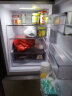 夏普（SHARP）两门冰箱 风冷无霜 节能冰箱 小型家用 大冷冻 彩晶玻璃面板 冰箱 以旧换新 BCD-196WTGE-N 米罗金 玻璃面板 实拍图