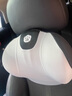 拽貓汽車(chē)頭枕男司機專(zhuān)用腰靠車(chē)載主駕駛記憶棉腰部靠墊枕護腰頸枕車(chē)用 頭枕1個(gè) 【60D慢回彈內芯】潮紋黑 曬單實(shí)拍圖