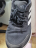 阿迪達斯 （adidas）男鞋同款網(wǎng)面鞋透氣輕便緩震舒適健身休閑運動(dòng)跑步鞋 黑 42 曬單實(shí)拍圖