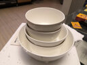 貝玉純白陶瓷日式泡方便面碗韓式方碗米飯碗骨瓷器大碗小碗吃飯碗家用 4.5英寸方碗奶白色【常規(guī)吃飯】 曬單實拍圖