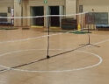 靓健靓健羽毛球网架/网柱移动便携式 羽毛球架子 标准双打6.1米含球网 实拍图