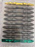釰福岡工具9080X雙頭十字電動(dòng)螺絲刀鉆頭批頭電鉆磁性耐沖擊工具鋼 雙向風(fēng)批頭-灰FO-9080D 曬單實(shí)拍圖