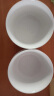 顺祥纯白碗碟餐具套装家用陶瓷简约易洁釉下彩饭碗汤面碗可微波大小碗 5英寸碗2个装 实拍图