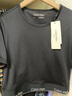 Calvin Klein運動(dòng)【吸濕速干】夏季女士ck提花織帶跑步瑜伽健身短袖T恤上衣 001-太空黑 L 曬單實(shí)拍圖