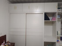 艾郎仕 北歐輕奢衣柜現代簡(jiǎn)約推拉門(mén)家用臥室經(jīng)濟型出租房?jì)ξ锸占{衣櫥 1.8米衣柜+頂柜+標準梳妝臺+角柜 2門(mén)  需自行組裝 曬單實(shí)拍圖