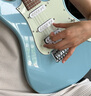 Ibanez依班娜AZES31/AZES40電吉他新款初學(xué)入門演奏電吉他粉色單單單雙 AZES40-PRB 純藍(lán)色 曬單實(shí)拍圖