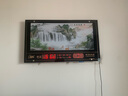 康巴絲（Compas） 掛鐘動(dòng)態(tài)流水數碼萬(wàn)年歷 客廳LED電子鐘信息日歷夜光鐘表 風(fēng)景畫(huà) 95x55厘米動(dòng)態(tài)流水長(cháng)流遠源 曬單實(shí)拍圖