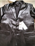 皮爾卡丹（pierre cardin）真皮外套男春秋綿羊皮皮衣西服領(lǐng)真皮皮衣中青年商務(wù)休閑海寧皮衣 黑色 185/2XL 曬單實(shí)拍圖