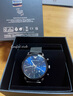 安普里奧·阿瑪尼（Emporio Armani）手表石英男表商務(wù)三眼 新年七夕情人節生日禮物送男友老公禮盒 藍盤(pán)鋼織編帶AR1979 曬單實(shí)拍圖