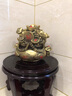 錦呈祥黃銅元寶聚寶盆擺件三足金蟾存錢罐招財吸財鎮(zhèn)家進寶開業(yè)禮物品 C款：小號 曬單實拍圖