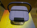 爱丽思（IRIS）猫粮桶宠物储粮桶狗粮桶猫咪用品猫粮10kg大容量密封桶干燥剂 3-4kg裸紫色(含勺子+干燥剂) 实拍图
