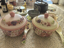 妙普樂(lè )日本進(jìn)口品質(zhì)陶瓷燉盅帶蓋繁花似錦隔水燉家用一人份煲湯小蒸雞蛋 繁花似錦粉色燉盅+小勺子 曬單實(shí)拍圖