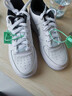 耐克（NIKE）【尖貨】Air Force AF1板鞋女子低幫空軍一號透氣休閑耐磨運動(dòng)鞋 CW5909-100白灰 裸眼3D 36 曬單實(shí)拍圖