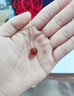 艾特科爾（AITLCOL）紅瑪瑙平安蘋(píng)果項鏈女生平安夜圣誕節禮物鎖骨鏈吊墜送女朋友老婆 紅瑪瑙蘋(píng)果項鏈【免費刻字】 曬單實(shí)拍圖