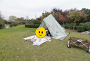 牧高笛（MOBIGARDEN）帳篷 戶(hù)外露營(yíng)蒙古包大空間營(yíng)地棉布帳篷紀元240科技棉 山嵐綠/帳篷+地席套餐 曬單實(shí)拍圖
