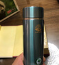 思寶保溫杯男女士泡茶不銹鋼杯子車載便攜帶濾網(wǎng)茶杯辦公商務(wù)水杯雙龍 A2珍珠黑_350毫升 曬單實拍圖