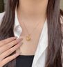 中國珠寶 SINO GEMS925銀玉髓平安扣荷花項鏈女士吊墜飾品七夕情人節(jié)禮物送女友老婆 玉髓平安扣荷花項鏈+品牌禮盒 曬單實拍圖