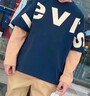 Levi's李維斯童裝春秋款男童長(cháng)袖T恤兒童假2件撞色打底衫 深靛藍 160 /76 【建議身高152-158cm】 曬單實(shí)拍圖