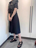百麗踏厚的底羅馬涼鞋女夏季外穿休閑松糕涼鞋百搭沙灘鞋洋氣涼鞋女 黑色 38 曬單實拍圖