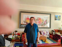 鹿王【全羊絨】【七夕】羊絨衫男士針織內(nèi)搭馬甲商務(wù)半高領(lǐng)拉鏈背心 藍(lán)色 2XL 185/100A 曬單實(shí)拍圖