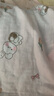 潔夢(mèng)雅（jiemengya） 定做純棉嬰兒A類雙層紗床單新生兒寶寶床全棉床上用品乳膠床墊套 卷耳兔 床單 100cm*180cm /適合嬰兒床 曬單實(shí)拍圖