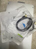 CABLE CREATION一繩USB2.0延長線公對母 電腦電視連接U盤鼠標鍵盤打印機充電器加長線 黑色圓線 1米 曬單實拍圖