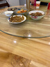 賽森 飯店木飯桌大圓桌帶轉盤酒店餐桌大圓桌20人家用吃飯大餐桌15人 1.4米單桌面+0.9米轉盤 曬單實拍圖