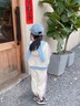 G.DUCKKIDS女童春秋款套裝2025新款洋氣時(shí)髦運動(dòng)寶寶秋季兒童運動(dòng)秋裝兩件套 米白 120 cm 曬單實(shí)拍圖