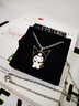夢(mèng)蔻 黑甜庫洛米項鏈軟妹暗黑原宿風(fēng)少女超酷閨蜜吊墜鏈子 禮盒包裝【含黑甜庫洛米】 60cm 曬單實(shí)拍圖