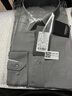 POWO長袖襯衫男裝灰色衣服商務(wù)休閑韓版修身免燙純色青年男士襯衣夏季 灰色 40 碼（適合120-135斤） 曬單實(shí)拍圖