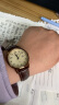聚利时（Julius）手表女时尚英伦复古日历考试学生防水石英女士手表咖色JA-508LC 实拍图