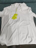 BRELRMON夏季防曬衣女男冰絲涼感連帽開(kāi)衫防紫外線(xiàn)防曬服皮膚風(fēng)衣運動(dòng)外套 2020玉石白-女 XL 曬單實(shí)拍圖