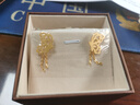 周生生 黃金耳釘足金流蘇剪紙蝴蝶耳環(huán)耳飾結婚86590E計價(jià) 7.8克(含工費450元) 曬單實(shí)拍圖
