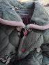 特丝格斯（TSGS）睡衣女冬季加厚套装珊瑚绒三层夹棉衣加绒加大码法兰绒保暖家居服 1941紫色 L-（三层加厚夹棉） 实拍图