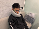 OSTRICHPILLOW西班牙鴕鳥(niǎo)枕旅行記憶棉U型旅行護頸飛機午休睡眠隨枕頭節日禮物 鴕鳥(niǎo)枕綠灰[送眼罩綁帶耳塞] 曬單實(shí)拍圖