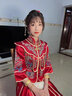 泰勒馬?。═AILEMARTIN）秀禾服2025新款新娘中式婚紗結(jié)婚禮服敬酒服嫁衣龍鳳褂婚服 511雙袖 M 曬單實拍圖