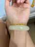 圣嵐新疆和田玉手鐲子羊脂玉細條媽媽女款白玉石鐲女友老婆禮物附證書 玉鐲尺寸55-56mm 曬單實拍圖