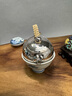 蕓術(shù)云藝堂 迷你小銀壺純銀999泡茶壺純手工功夫茶一口壺銀壺 小西施 袖珍西施銀壺 約70g 75ml 曬單實拍圖