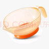 邦帛世嬰兒輔食碗 米糊碗 新生兒寶寶專(zhuān)用吃飯喂水研磨類(lèi)食品碗勺套裝 輔食碗勺套裝【納米色-配橙底】 曬單實(shí)拍圖