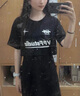 哥瑞美連衣裙2025年夏季女裝裙子時尚休閑高腰顯瘦黑色收腰小眾a字裙女 圖片色短款 L 【建議100-120斤】 曬單實拍圖