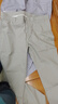 羅蒙（ROMON）休閑褲男士2025春夏季褲子寬松直筒商務(wù)潮流爸爸男褲LM608 卡其36 曬單實(shí)拍圖
