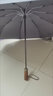 美度（MAYDU）全自動雨傘10骨折疊防風晴雨傘加大加固男士商務(wù)三折兩用傘M3018 灰色 曬單實拍圖