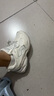 李寧（LI-NING）跑步鞋女馬卡龍配色減震回彈舒適透氣運(yùn)動(dòng)鞋情侶時(shí)尚復(fù)古老爹鞋 云霧白/銀色-3 37.5 曬單實(shí)拍圖