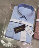 羅蒙（ROMON）DP免燙襯衫男短袖夏季純棉新款商務(wù)正裝休閑工裝純棉長(cháng)袖白襯衣男 GC999T淺藍【純棉免燙】 41【145-160斤】 曬單實(shí)拍圖