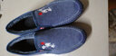 紅青百年老北京布鞋男棉鞋冬季加絨加厚保暖帆布鞋男軟底防滑一腳蹬工作鞋 藍色 42 曬單實(shí)拍圖